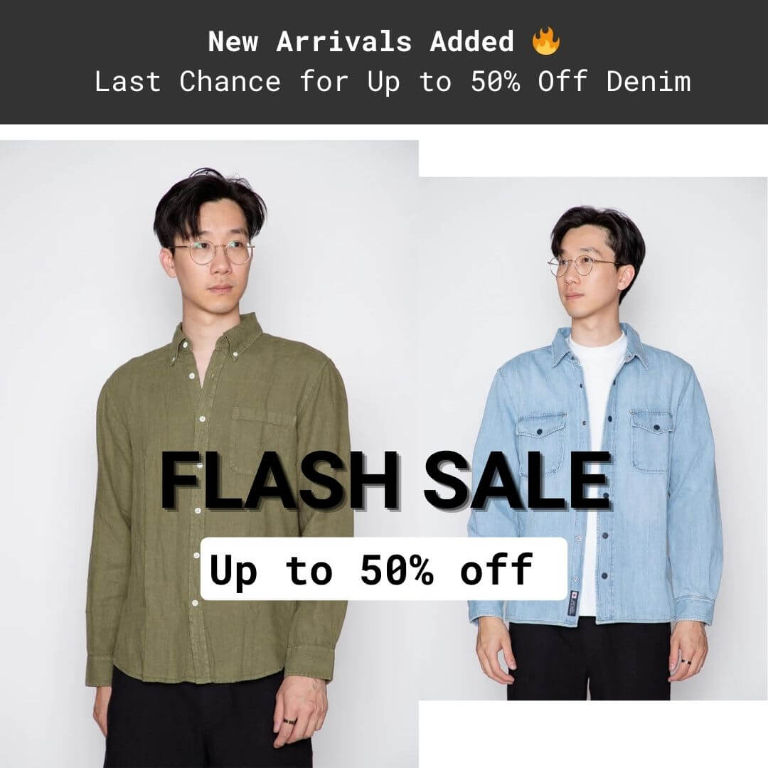 Last chance for up to 50% off denim!