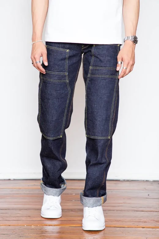 Samurai - Double Knee Work Pant - 17oz Indigo